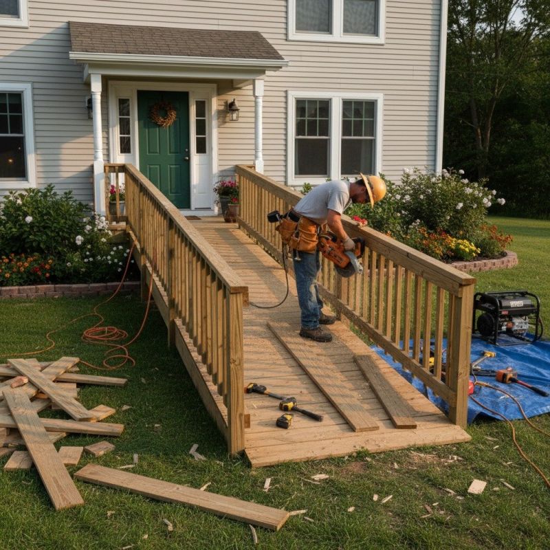 Accessible Ramp Construction in Wilmington, NC