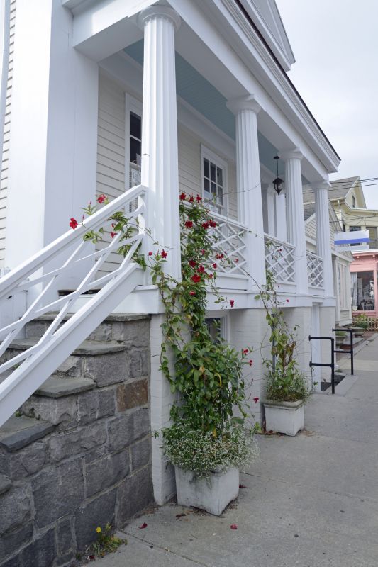 Porch with Decorative Railings