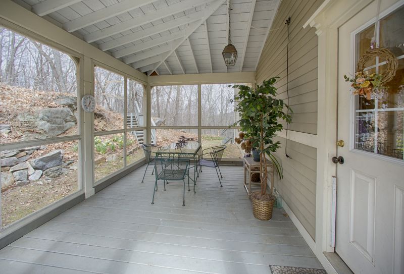 Covered Porch with Seating