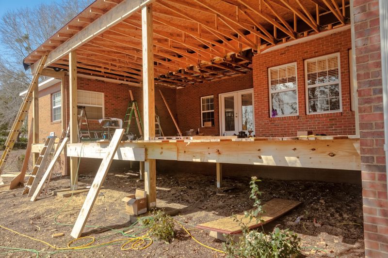 Porch renovation process